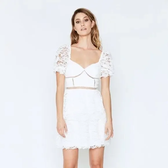 Bardot | Dresses | Bardot Floral Lace Mini Dress White | Poshmark Bardot | Dresses | Bardot Floral Lace Mini Dress White | Poshmark